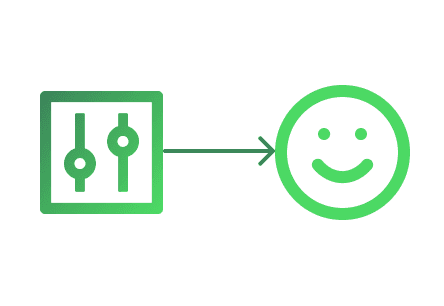 Settings adapting to user preferences